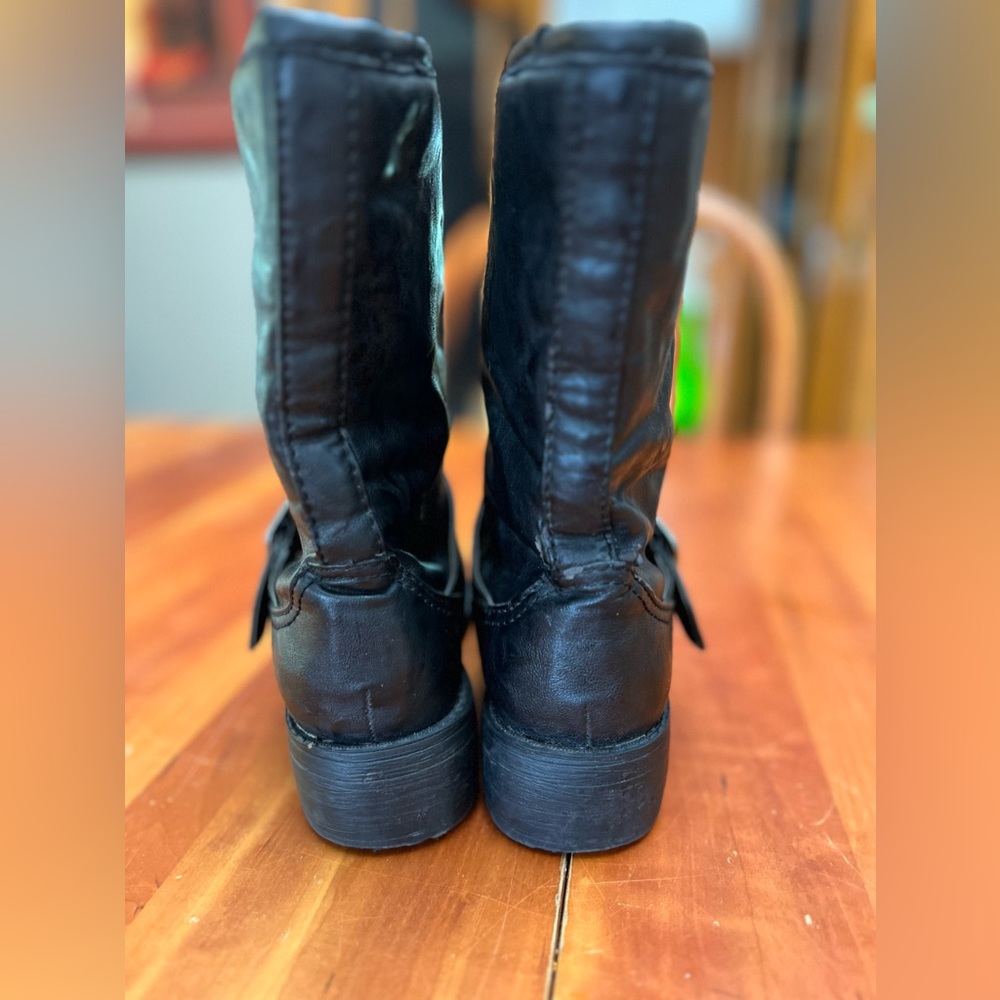 H&M Sleek Black Moto Boots - Picture 2 of 6